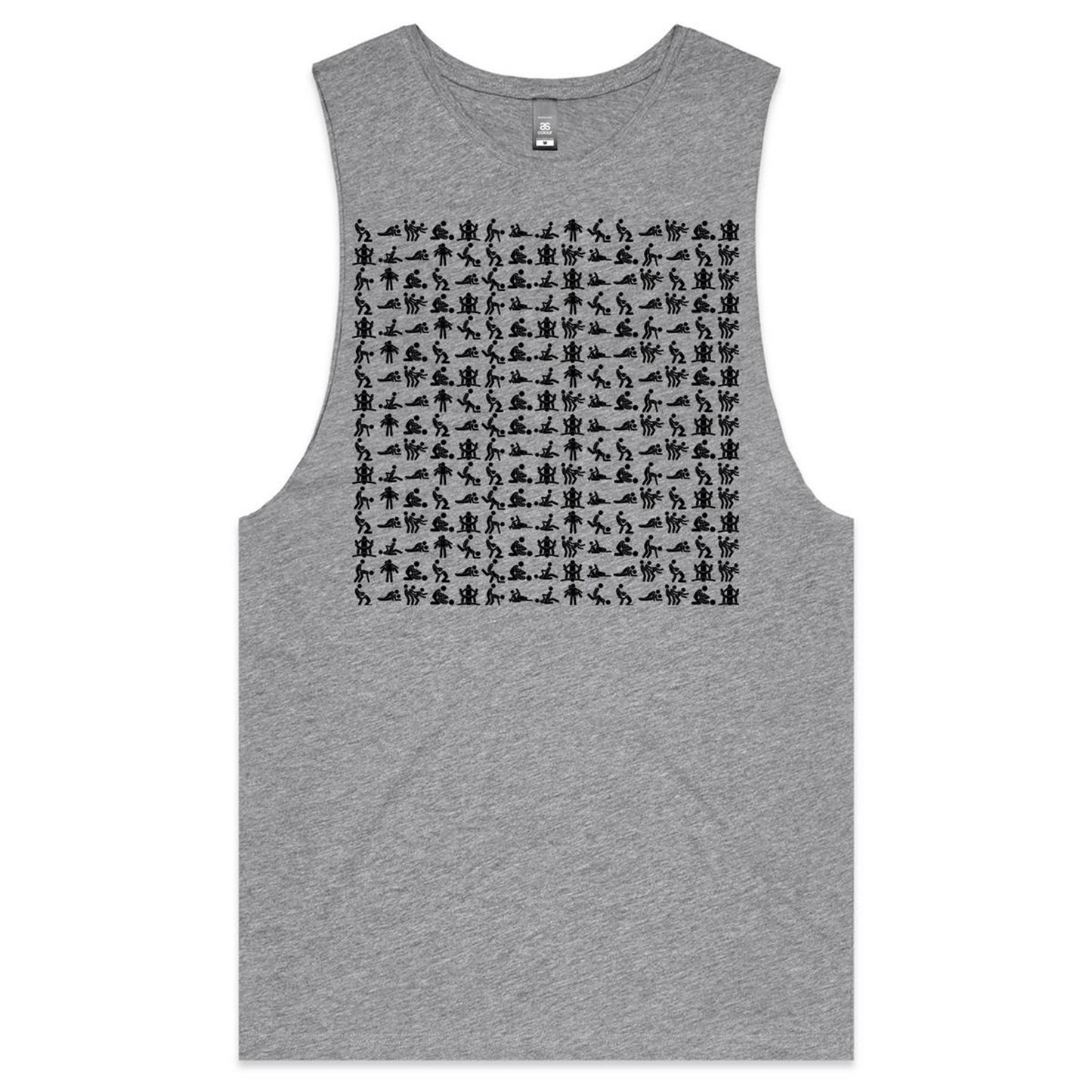 Icons - White - Tank Top Tee