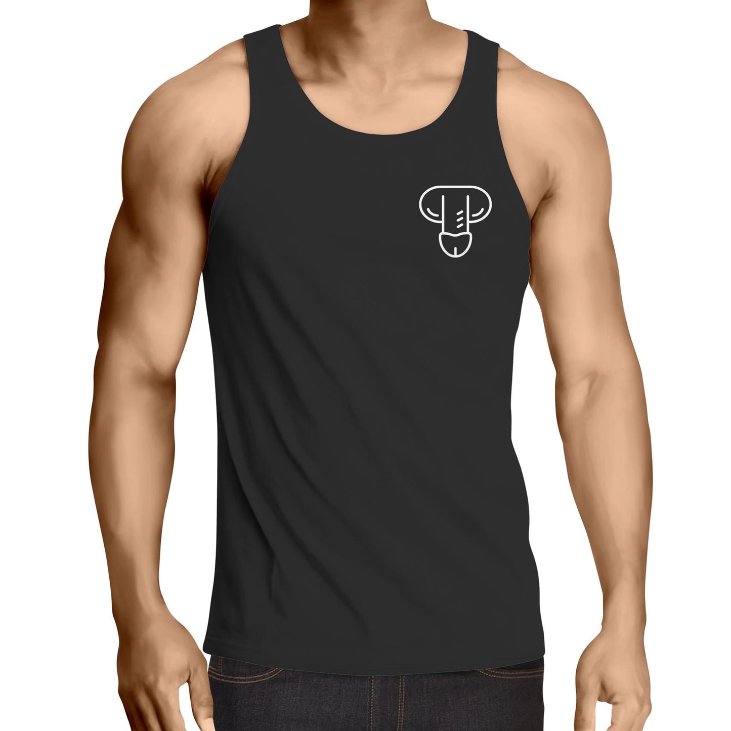Penis White - Singlet Top