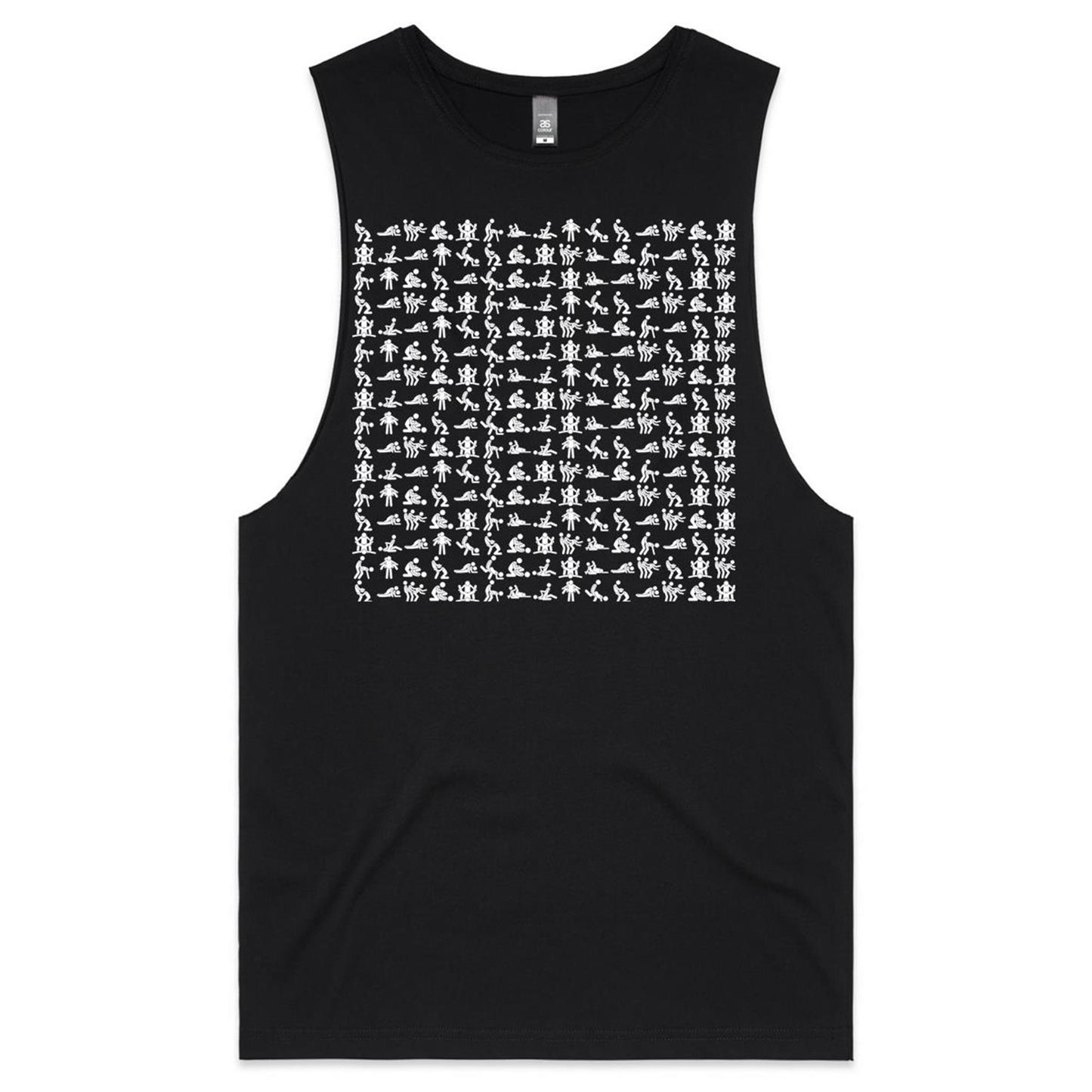 Icons - White - Tank Top Tee