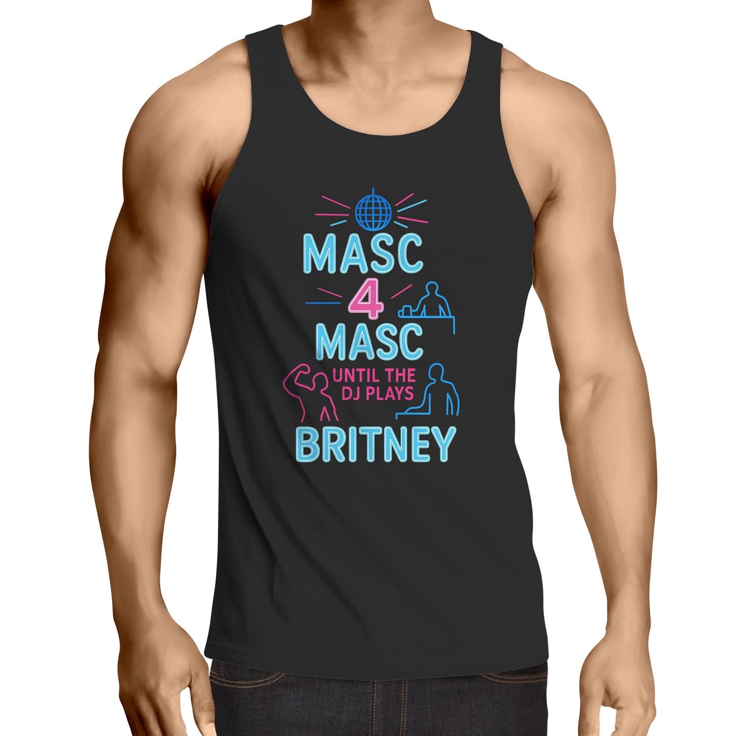 Masc 4 Masc - Britney - Singlet Top