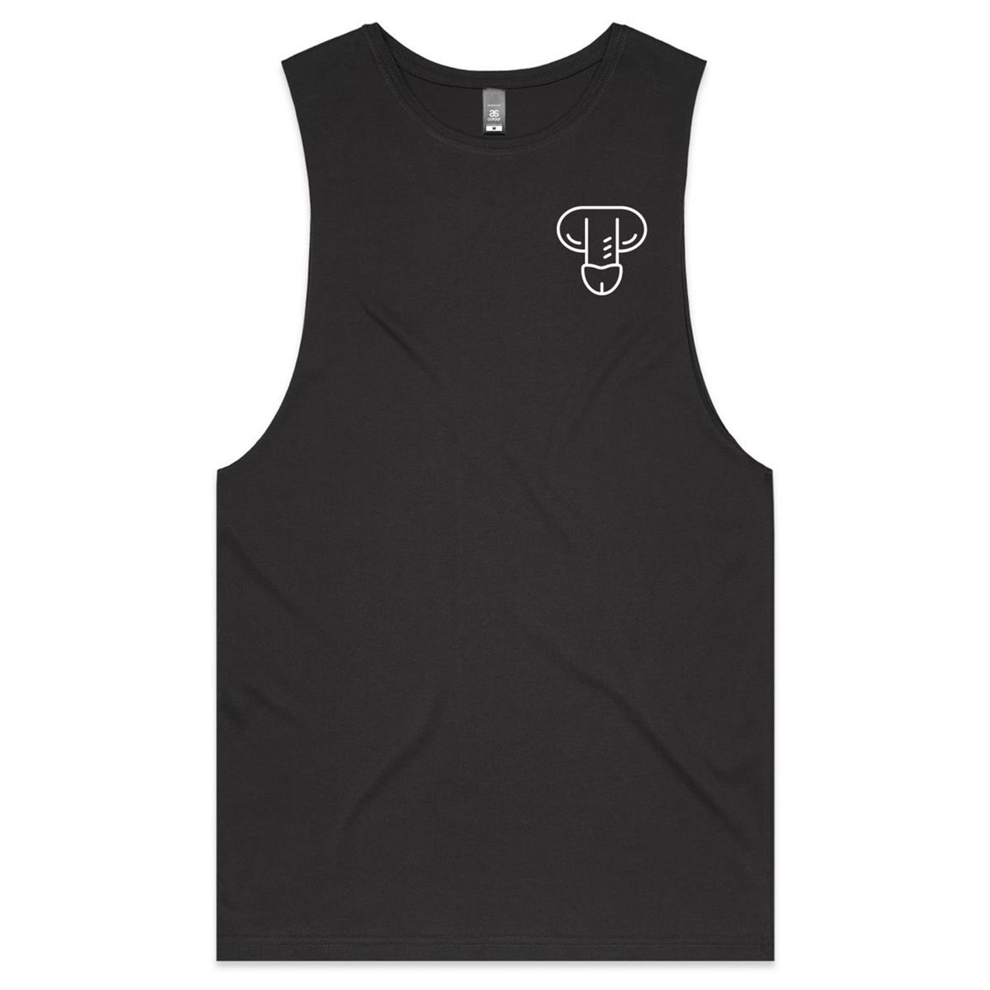 Penis - White - Tank Top Tee