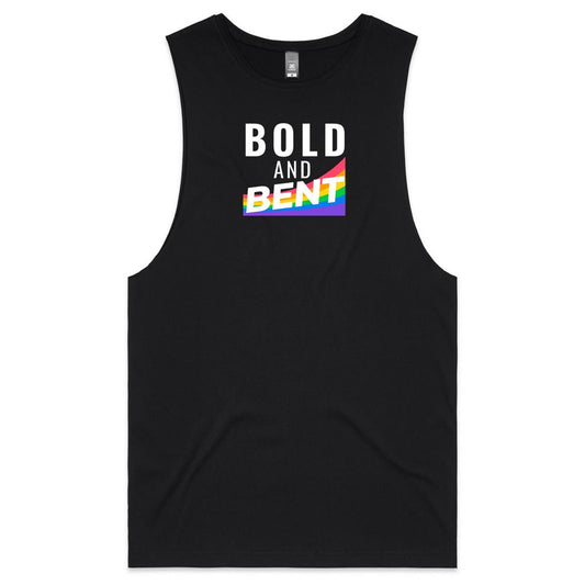 Bold and Bent - White - Tank Top Tee