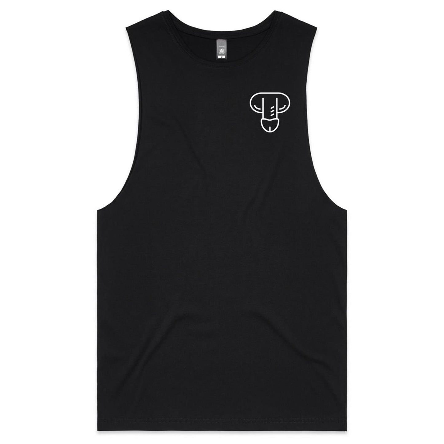 Penis - White - Tank Top Tee