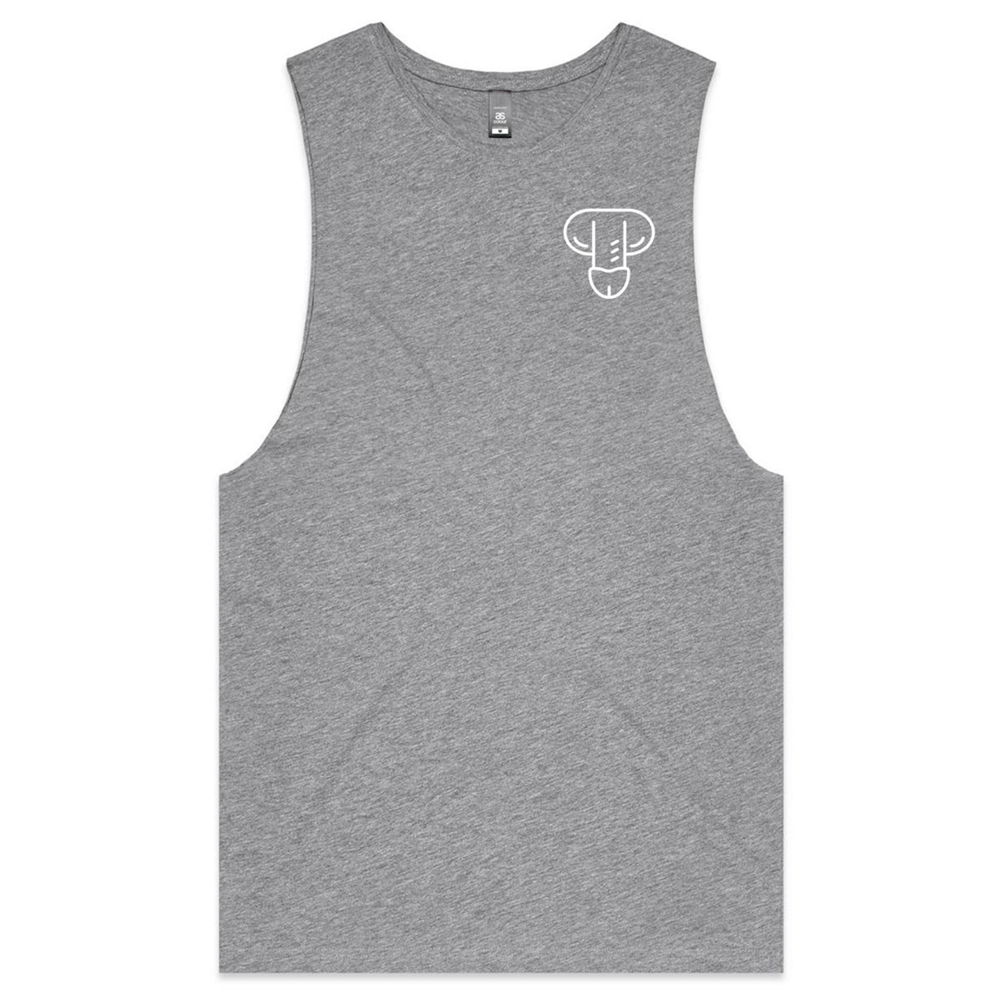 Penis - White - Tank Top Tee