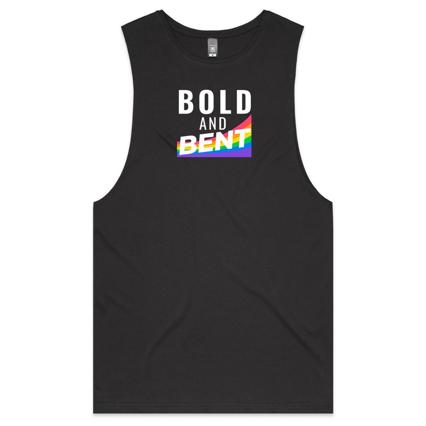 Bold and Bent - White - Tank Top Tee
