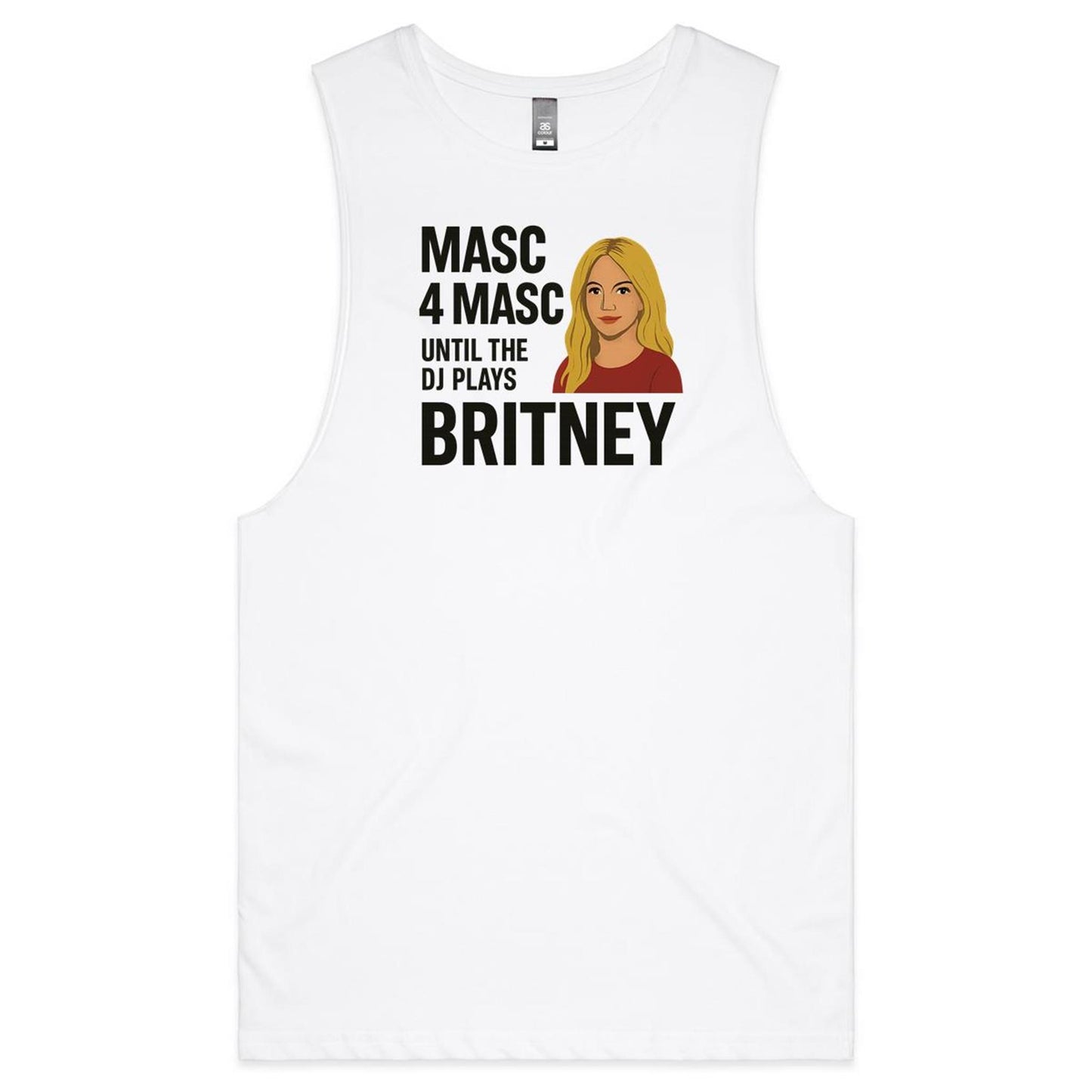 Masc 4 Masc - Britney Image - Tank Top Tee
