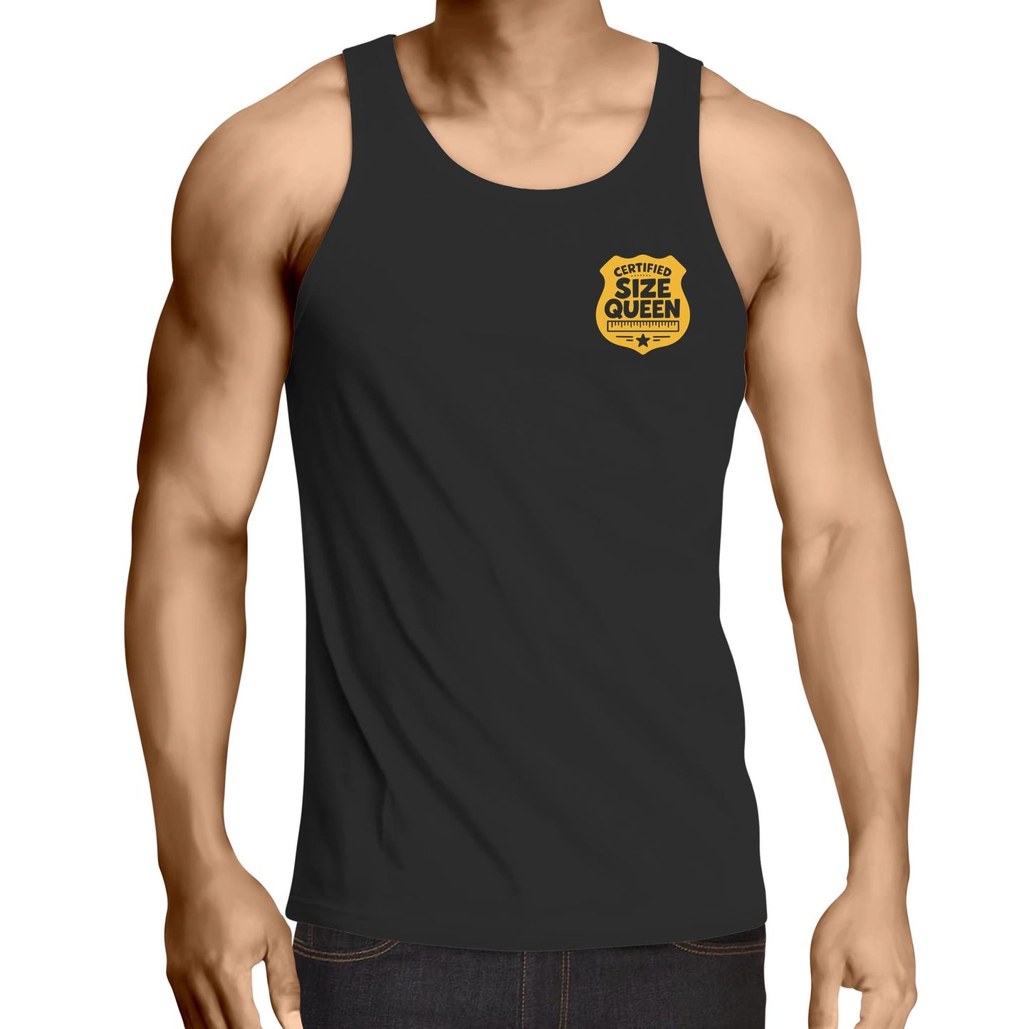 Certified Size Queen -  Singlet Top