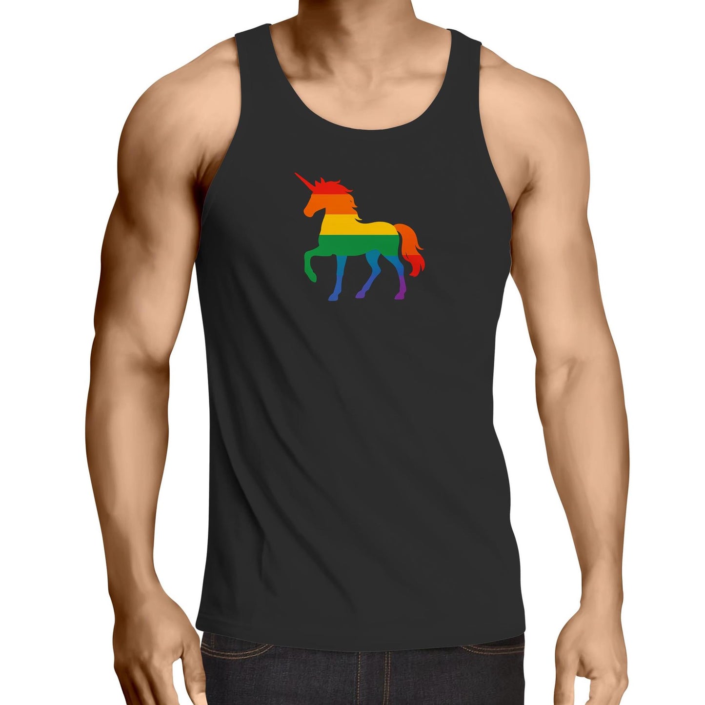 Unicorn - Centre - Singlet Top
