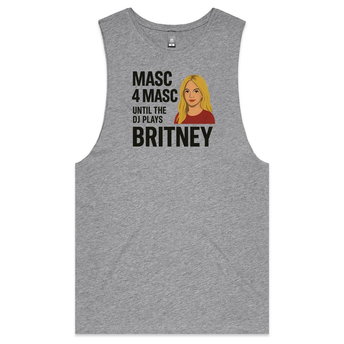 Masc 4 Masc - Britney Image - Tank Top Tee