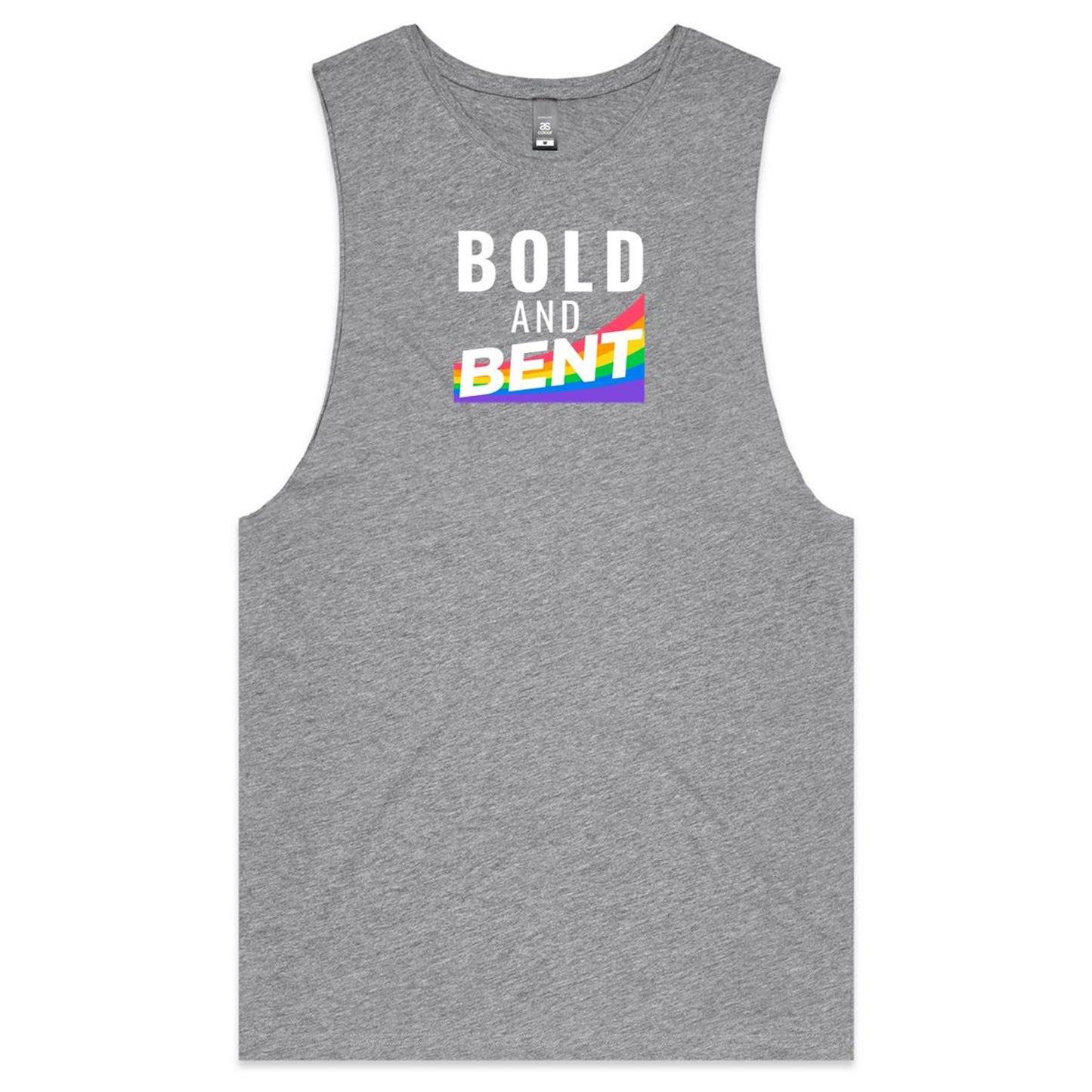 Bold and Bent - White - Tank Top Tee
