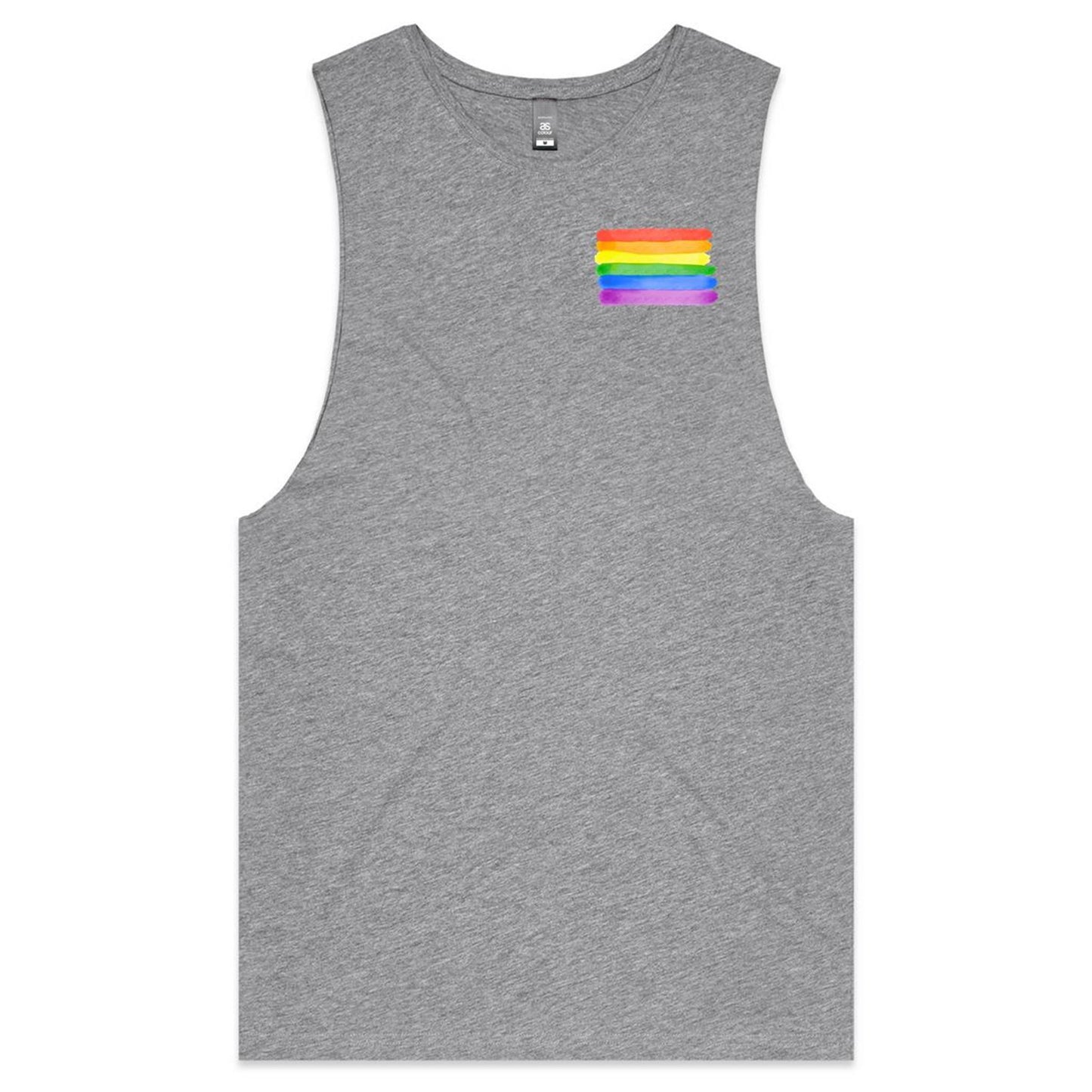 Rainbow Pride - Badge - Tank Top Tee