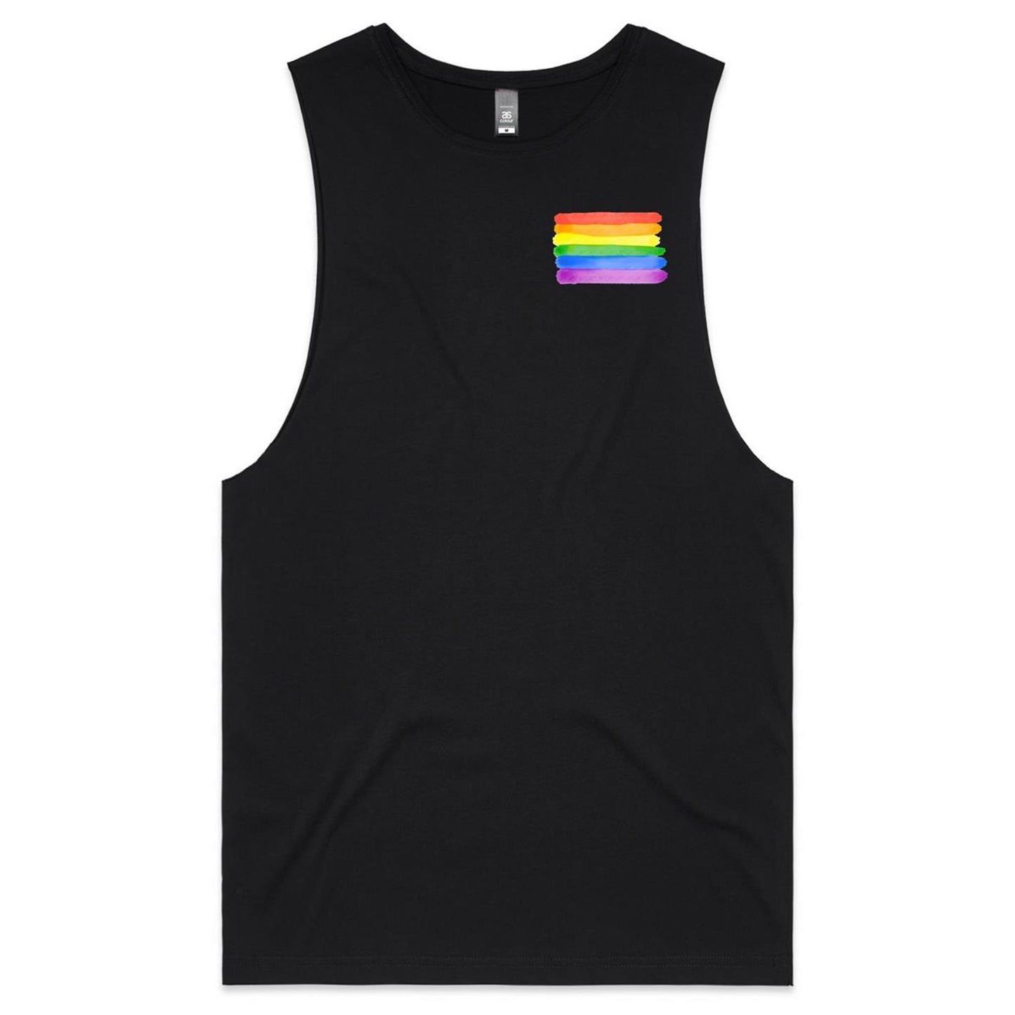 Rainbow Pride - Badge - Tank Top Tee