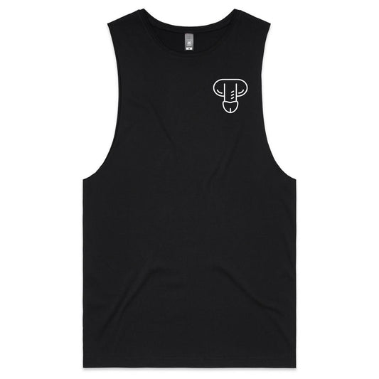 Penis - White - Tank Top Tee