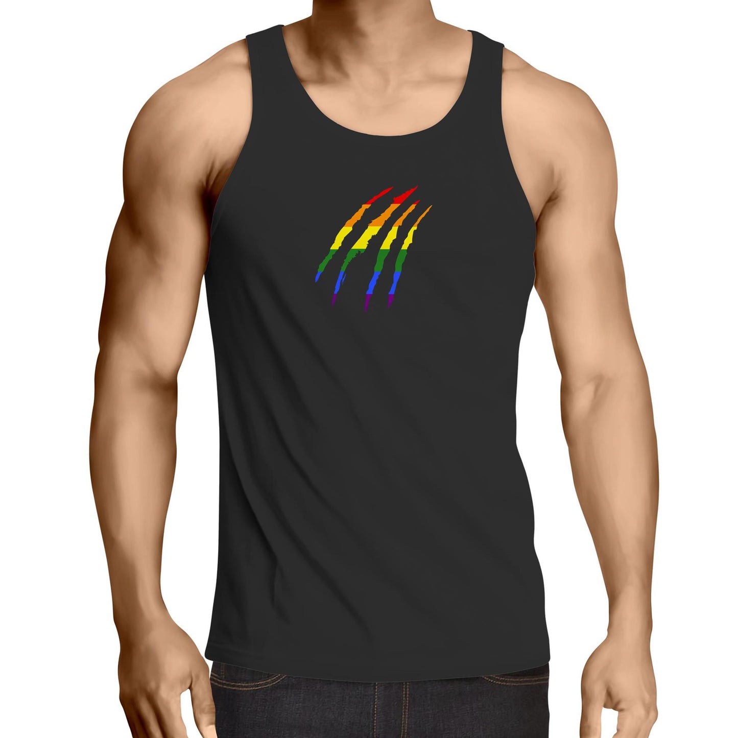 Bear Clawed -  Singlet Top