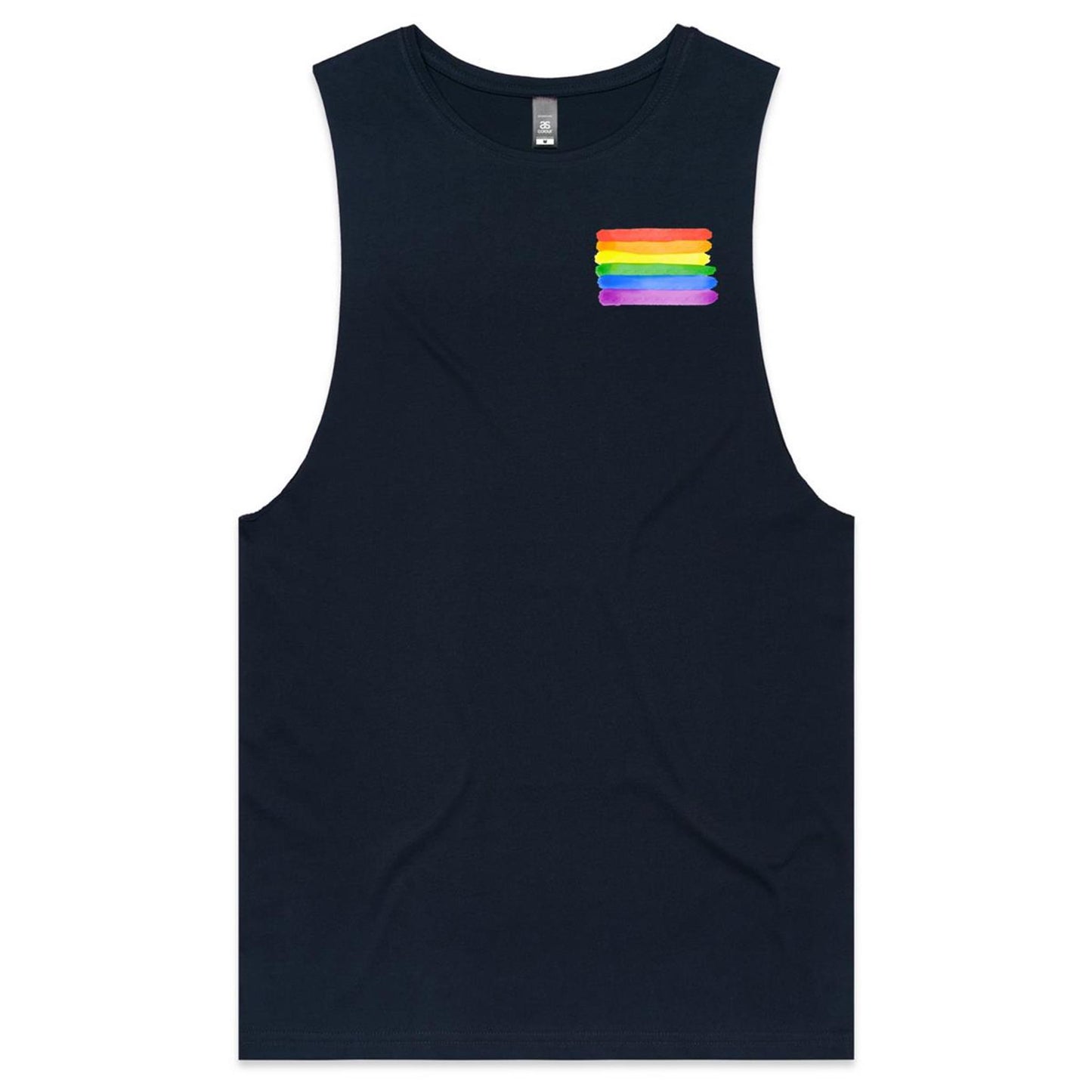 Rainbow Pride - Badge - Tank Top Tee