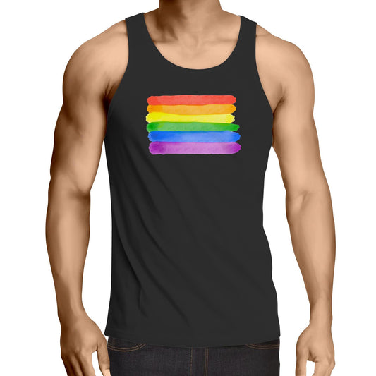 Rainbow Pride - Large - Singlet Top