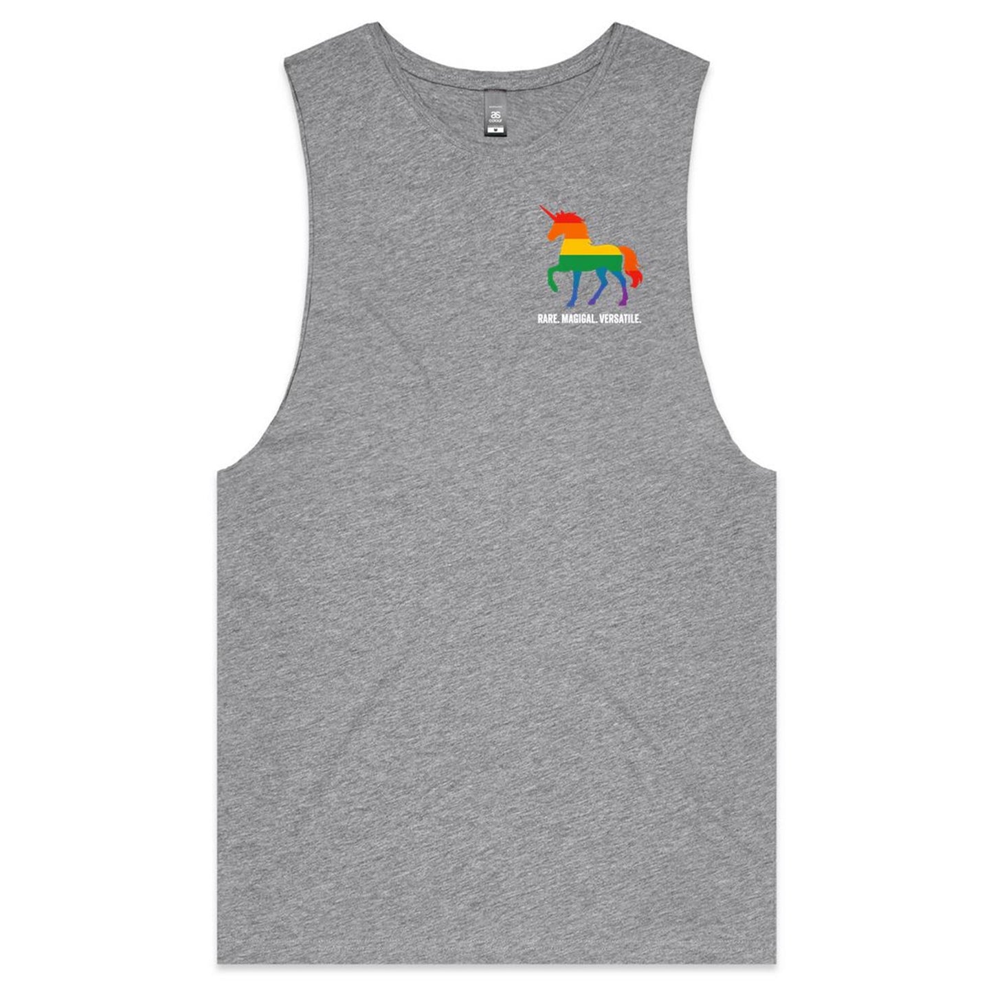 Unicorn - Rare. Magical, Versatile. - Badge - Tank Top Tee
